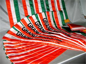 Parade sash with lettering
