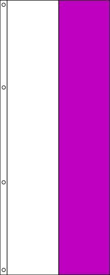 Nylon two stripe Tall flag
